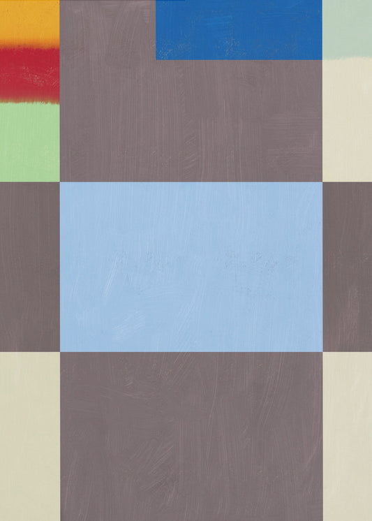 Geometric Shapes With A Muted Color Palette Of Grey | Poster