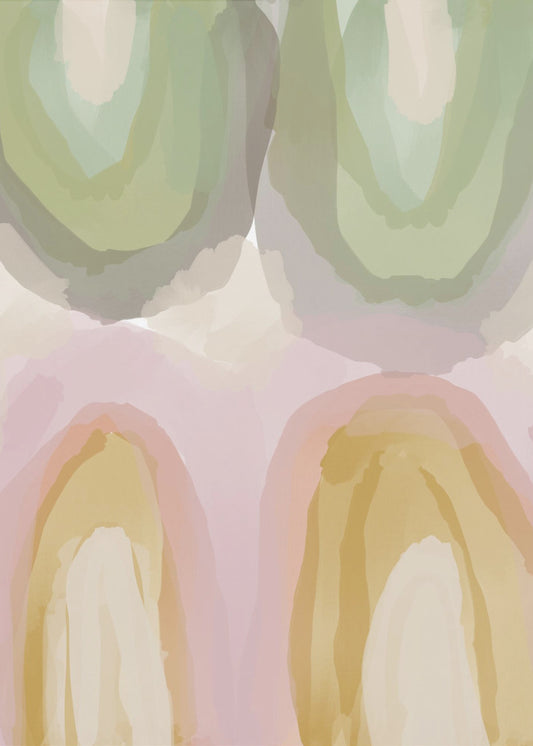 Watercolour Pastel Abstract | Canvas
