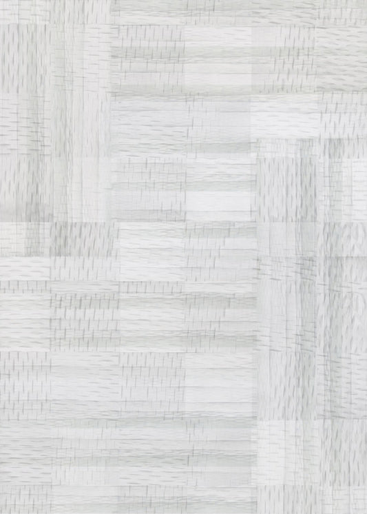 White Woven Blocks 1 | Poster