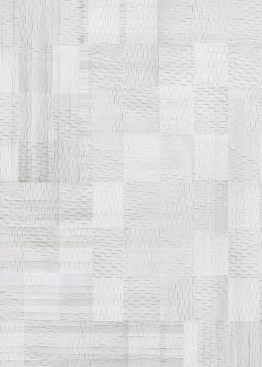 White Woven Blocks 3 | Poster