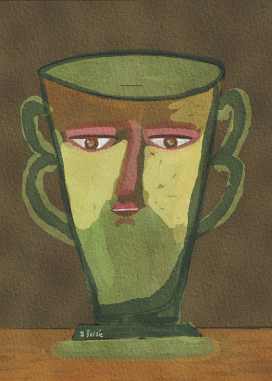 Mug man brown version | Canvas