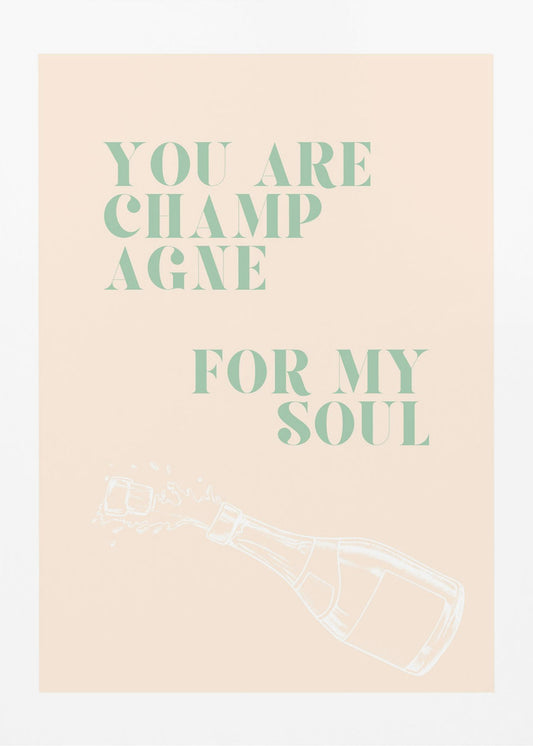 Champagne for my soul | Canvas