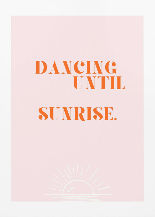 Dancing until sunrise | Canvas