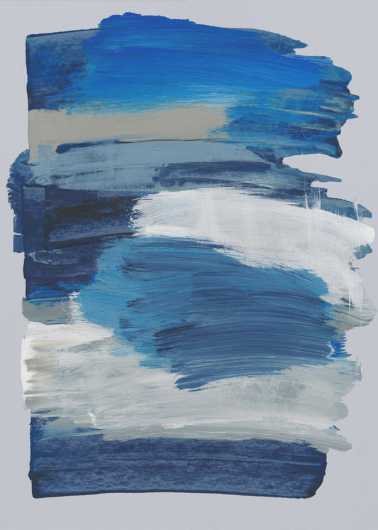 Abstract Brush Strokes 78 | Poster
