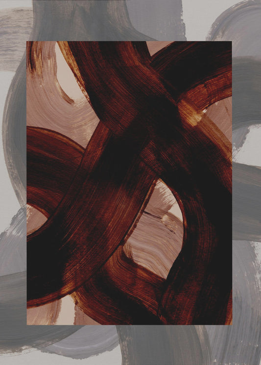 Abstract Brush Strokes 150 | Canvas