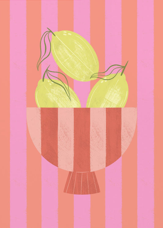 Bowl Of Lemons | Canvas