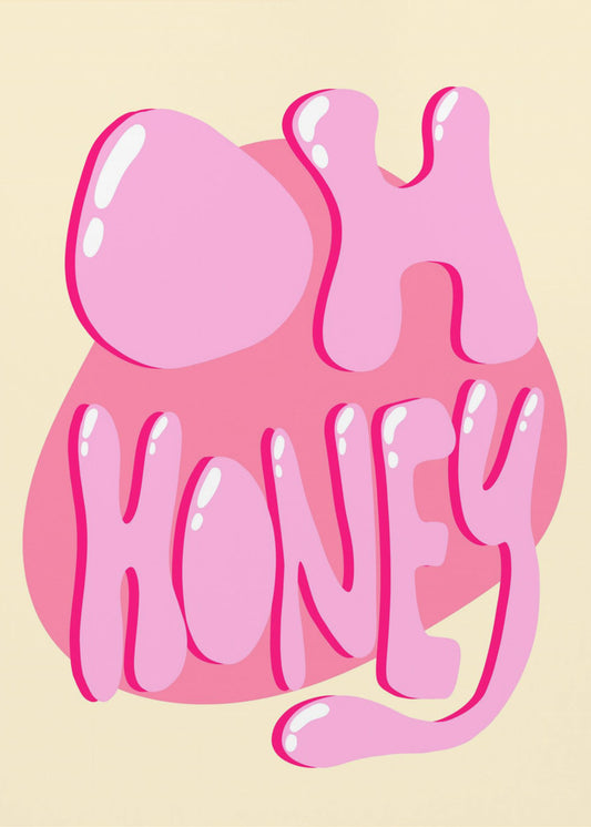 Sweet Bubble Letters | Poster