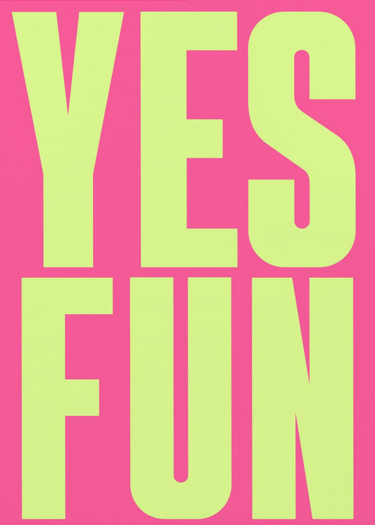 Bold Neon Positivity | Poster