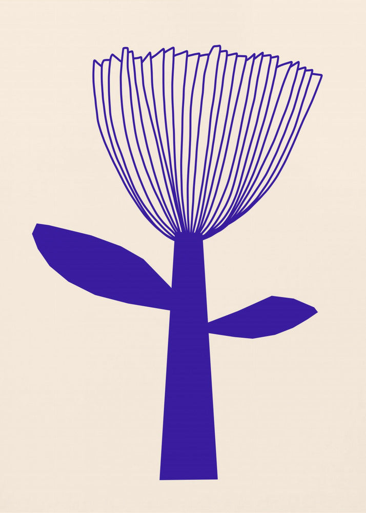 Flower Blue | Poster