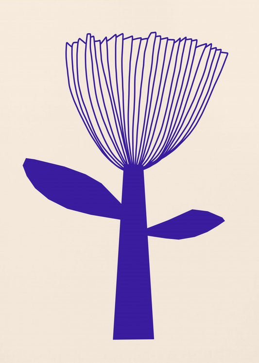 Flower Blue | Poster