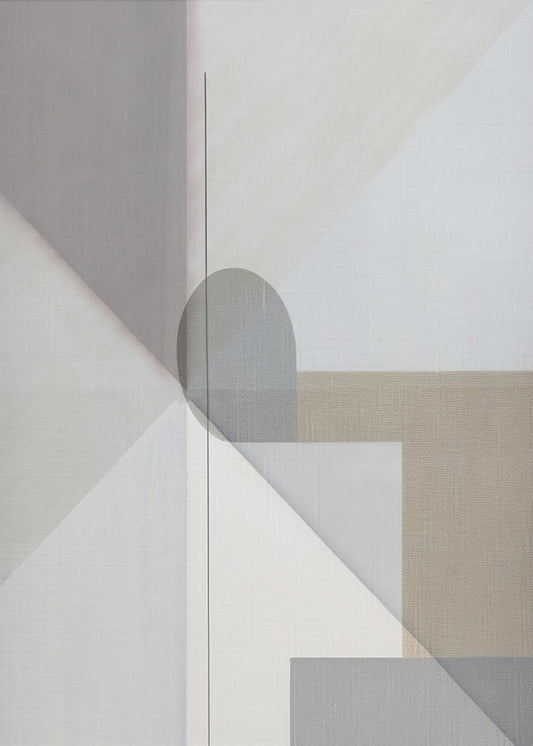 Abstract Neutral Tone Painting 1 | Poster