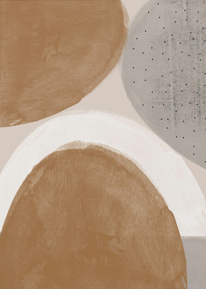 Earthy Shapes Harmony | Poster