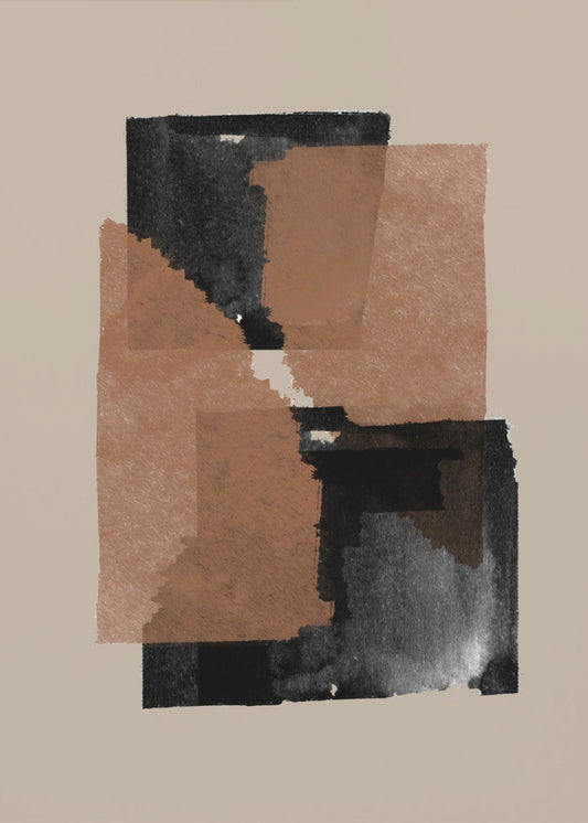 Earthy Blocks Blend | Poster