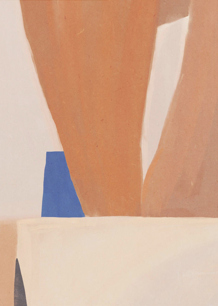 Warm Earth Tones And Bold Geometric Shapes | Poster