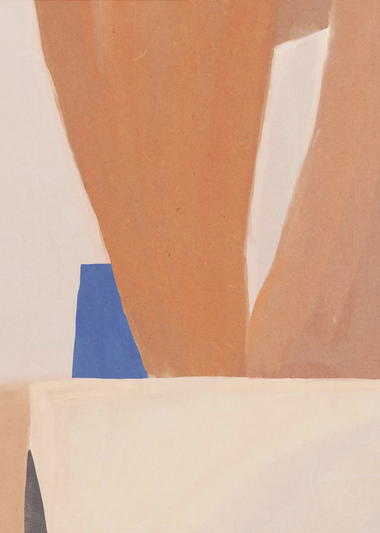 Warm Earth Tones And Bold Geometric Shapes | Poster