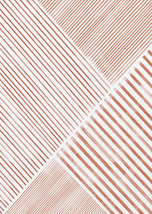 Crimson Stripes Dance | Poster