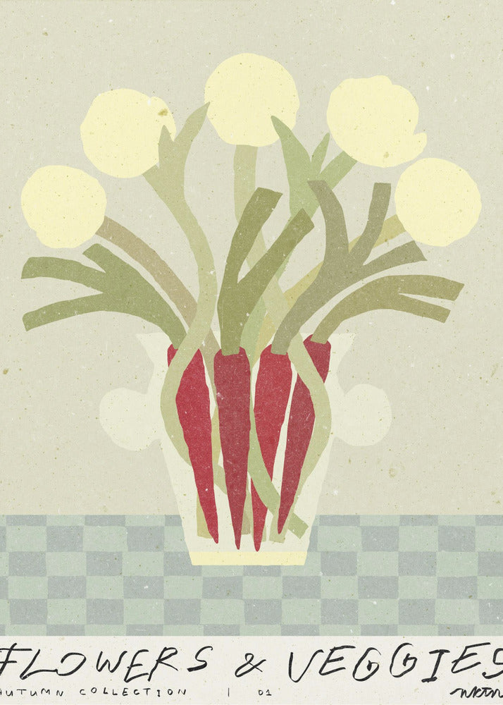Flowers &amp; Veggies 01 | Canvas