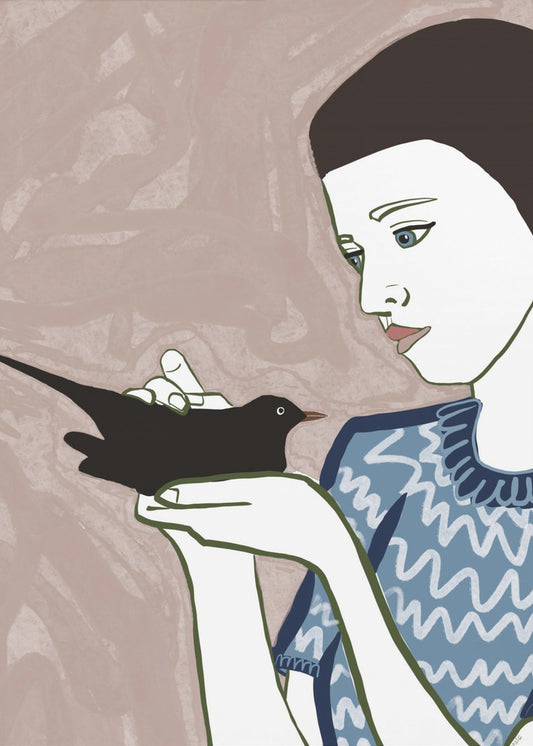 Bird lady | Canvas