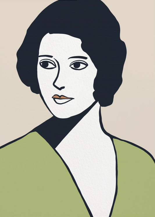 Vintage woman | Canvas