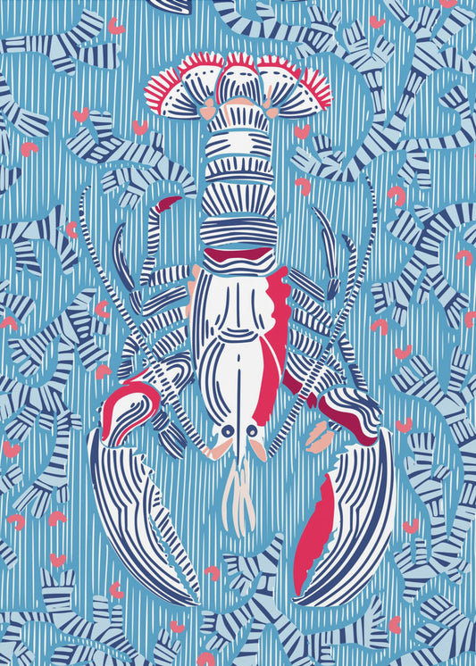 Crustacean Core summer blue | Canvas