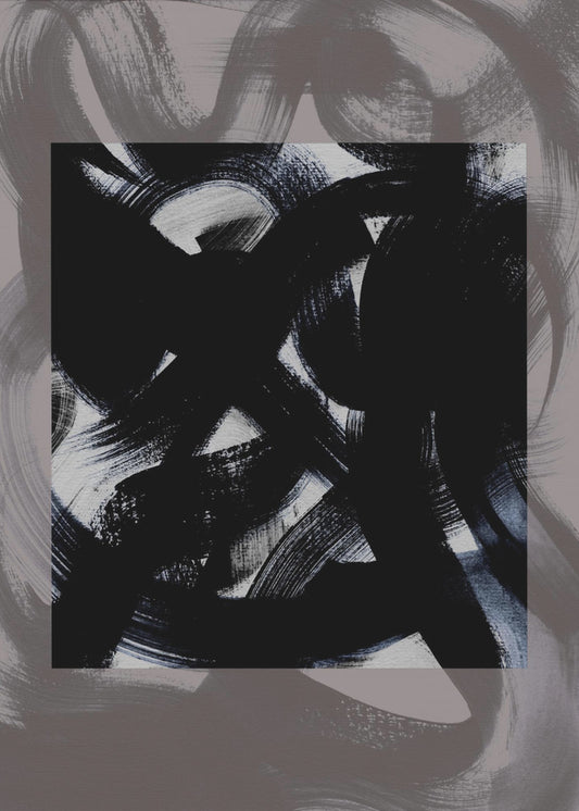 Abstract Brush Strokes 164Y | Canvas