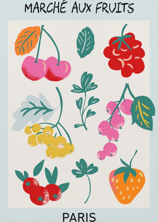 Fruit Market Paris | Canvas