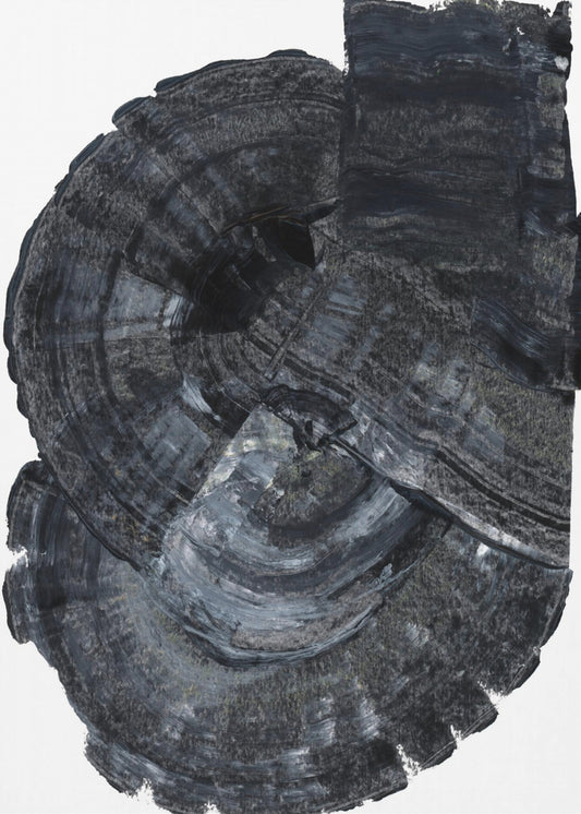 Black Fossil 1 | Canvas