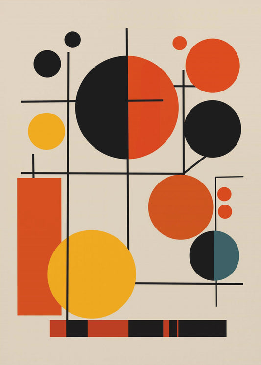 Geometric Shapes And Bold Colors | Canvas