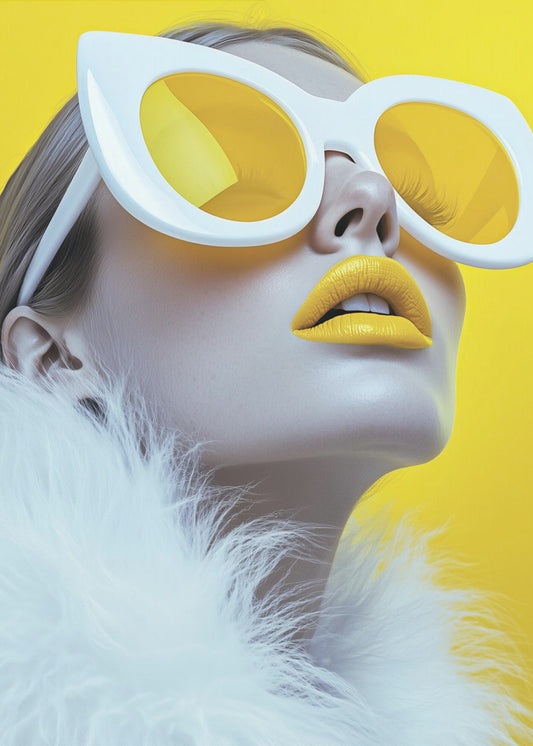 The Yellow Model | Canvas