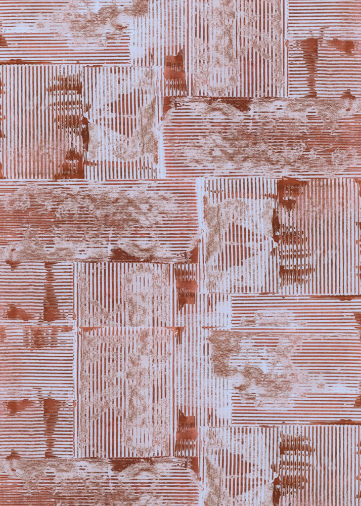 Cinnabar Soft Lines Texture No2 Print | Canvas