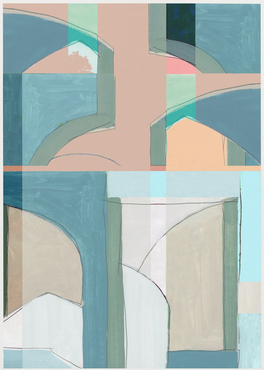 Abstract Arches No1 | Canvas