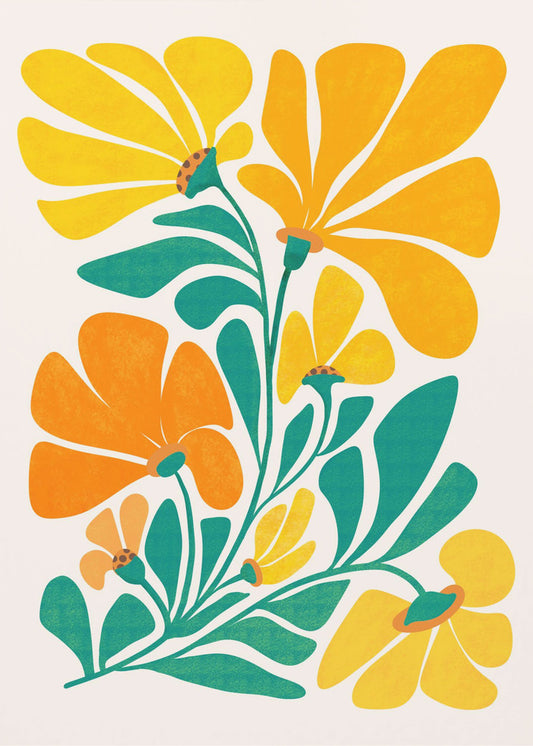 Royal Sunflowers | Canvas
