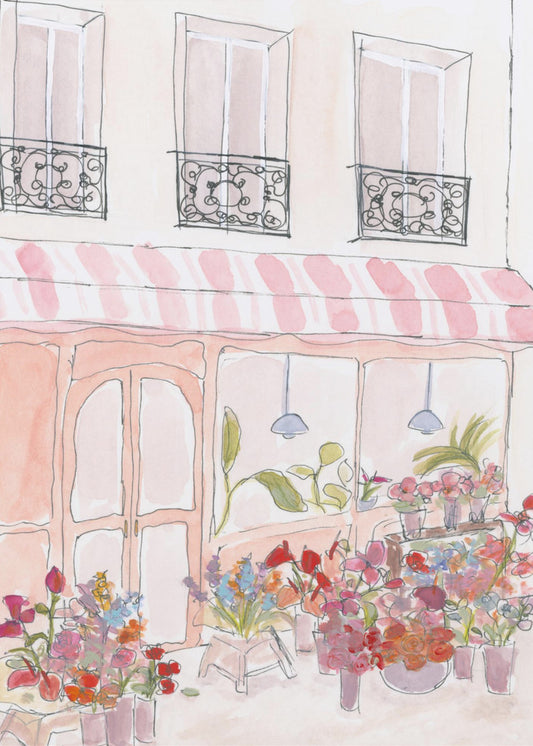 Pink Flower Shop | Canvas