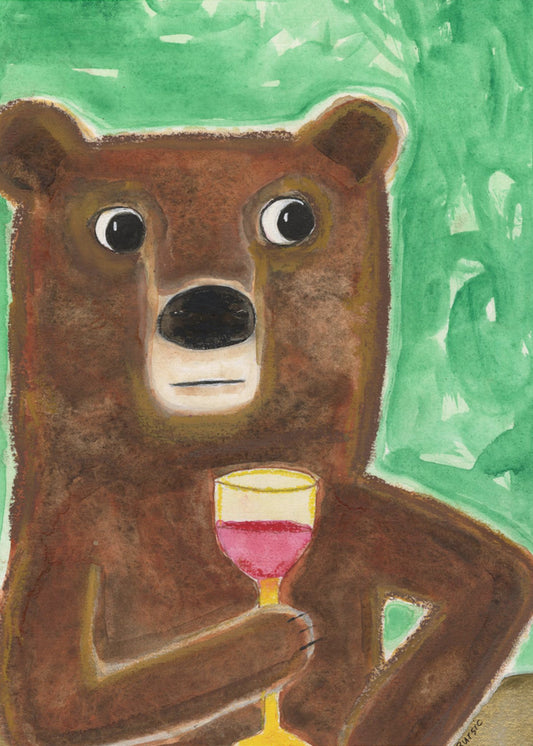 Mr. Bear at the Bar | Poster