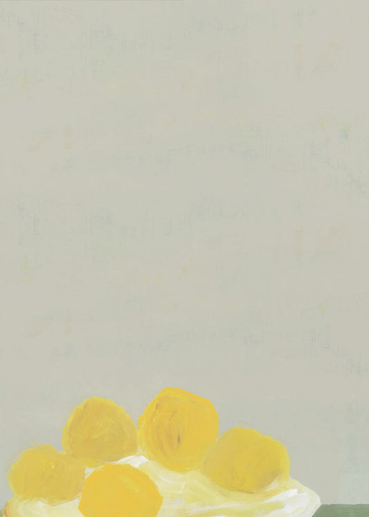 Limoni sul piatto No 2 | Canvas