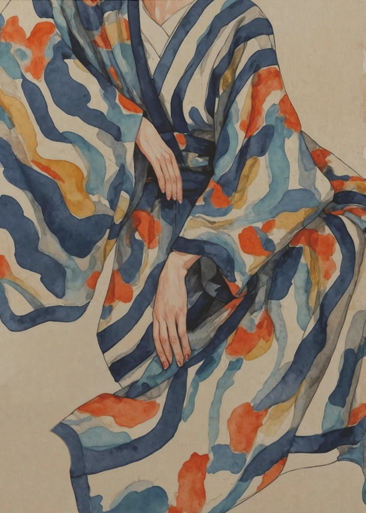 Flowing Kimono Patterns | Canvas