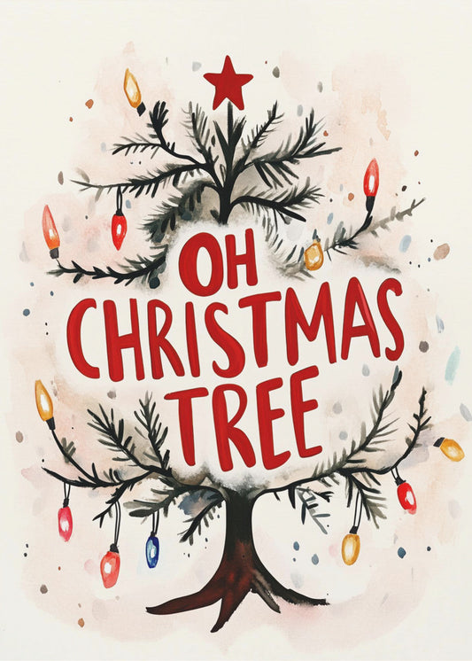 Festive Tree Glow | Poster