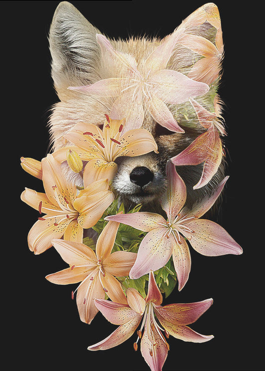 Foxy Flowers | Poster