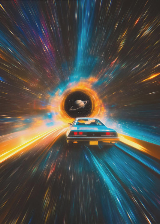 Cosmic Car Voyage | Canvas