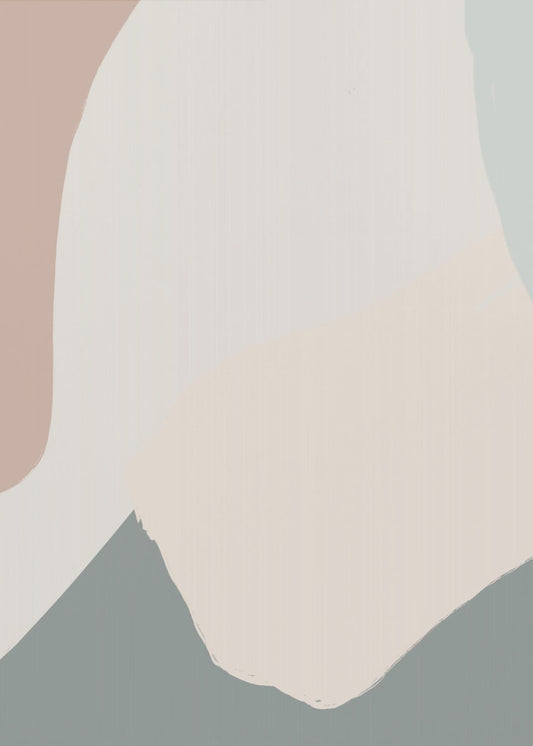 Soothing Beige Abstract | Poster