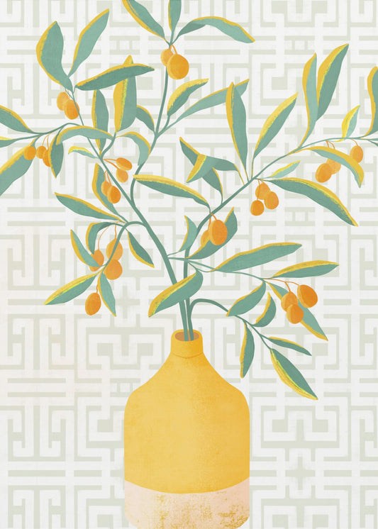 Chinese Citrus Tree | Canvas