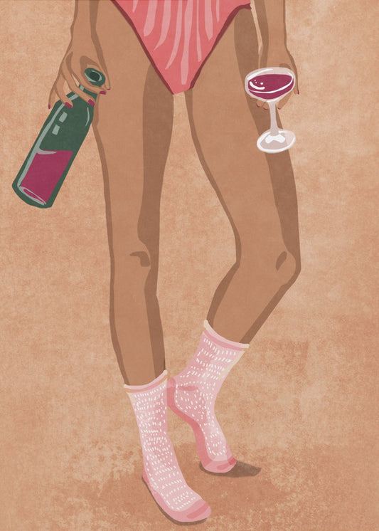 Wine and socks | Canvas