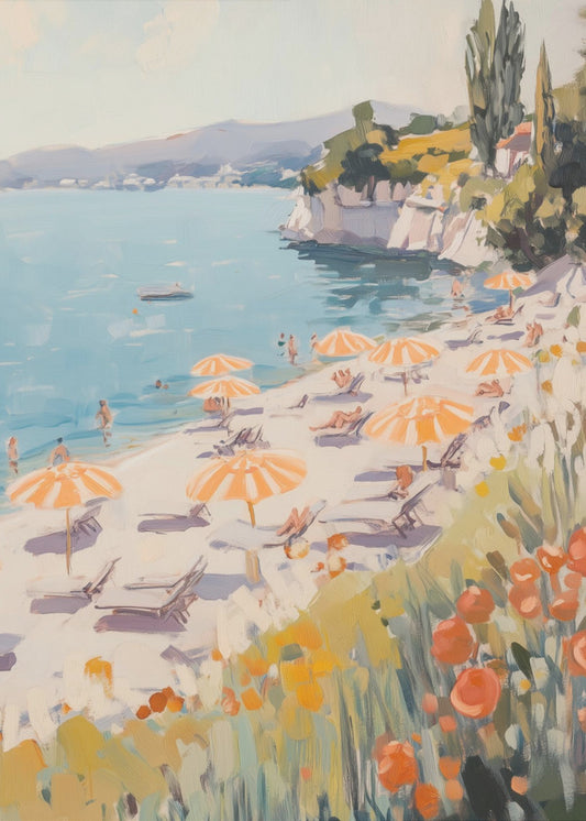 Sunny Beach Day | Canvas