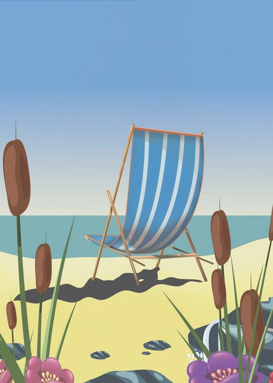 Seaside Deck Chair | Canvas