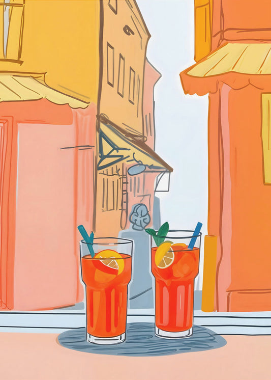 Two Aperols Please! | Canvas
