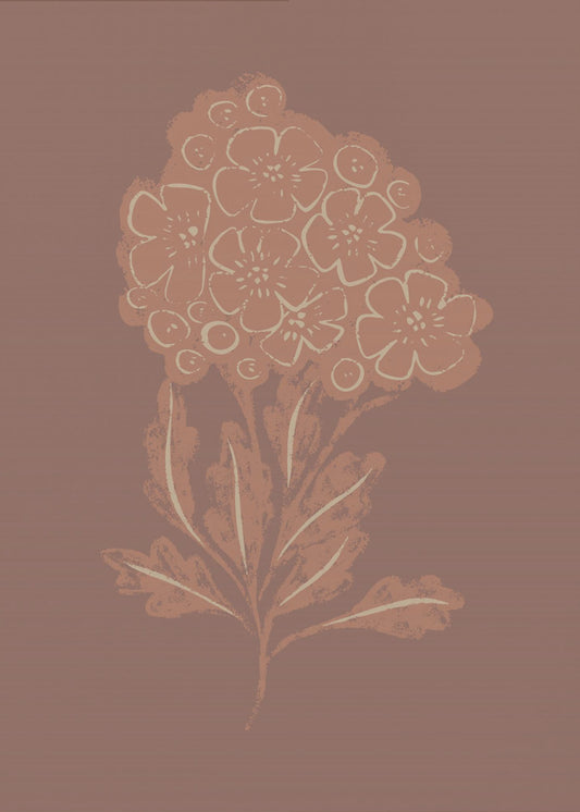 Mocha Bloom | Canvas