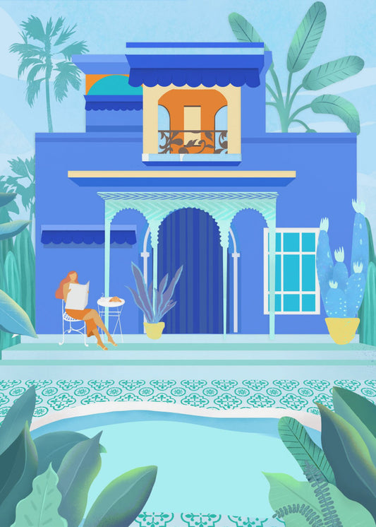 Blue Oasis | Poster