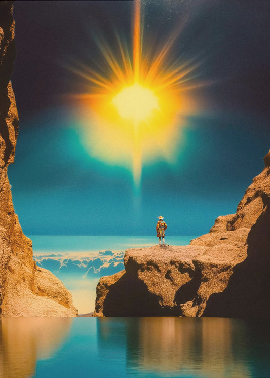 Voyager at the Edge of Light | Canvas