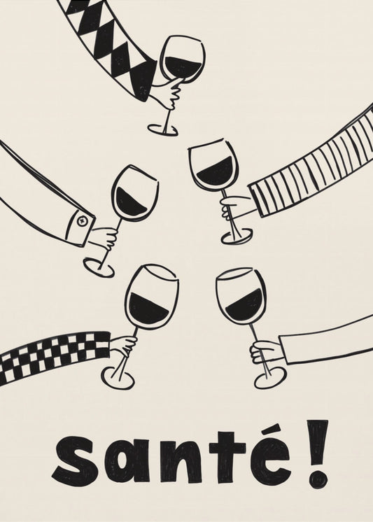 Santé Wine Party with Friends | Canvas