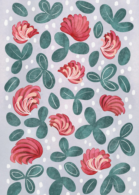 Red flowers III | Poster